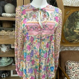 SPELL & The GYPSY Collective Mossy
Boho Blouse Spring Garden size XS